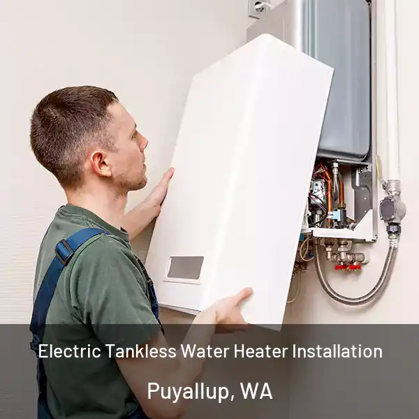  Electric Tankless Water Heater Installation Puyallup, WA