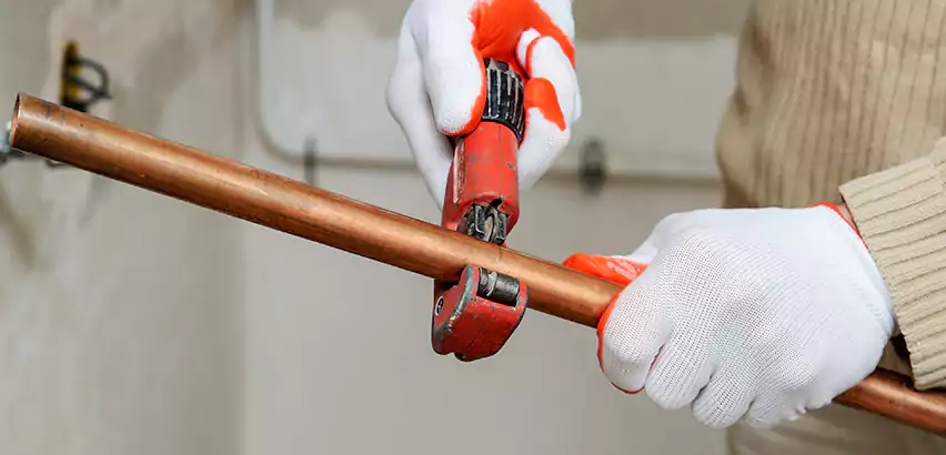 Temporary Copper Pipe Repair Puyallup, WA